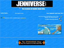Tablet Screenshot of jenniverse.com